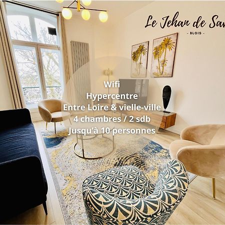 Hypercentre, Quai De Loire, Lumineux, Spacieux, Familial, Le Jehan De Saveuse Blois Buitenkant foto
